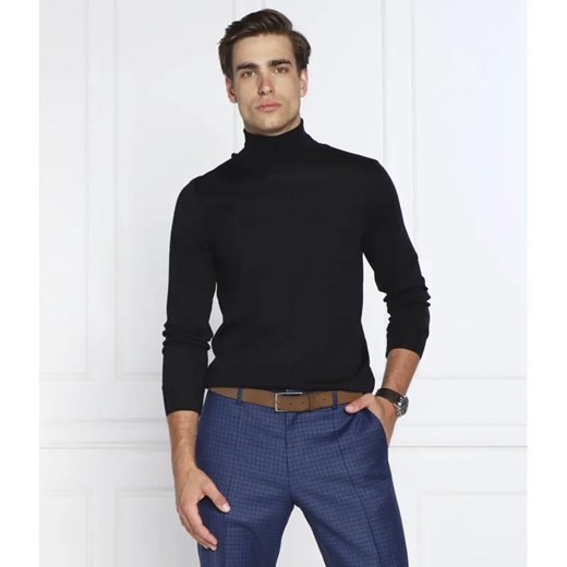 Oscar Jacobson Wełniany golf Cole Rollneck | Regular Fit ze sklepu Gomez Fashion Store w kategorii Swetry męskie - zdjęcie 184338594