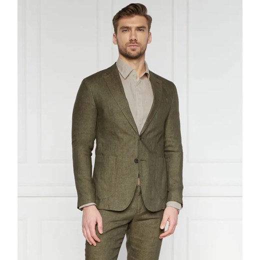 Joop! Lniana marynarka Hoverest | Slim Fit ze sklepu Gomez Fashion Store w kategorii Marynarki męskie - zdjęcie 184338620