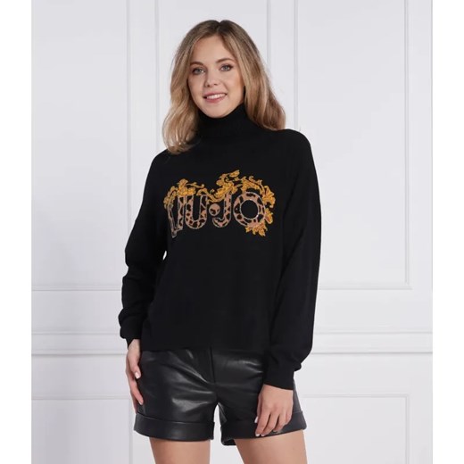 Liu Jo Golf | Regular Fit | z dodatkiem wełny i kaszmiru ze sklepu Gomez Fashion Store w kategorii Swetry damskie - zdjęcie 184338632