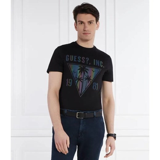GUESS T-shirt | Slim Fit ze sklepu Gomez Fashion Store w kategorii T-shirty męskie - zdjęcie 184338694