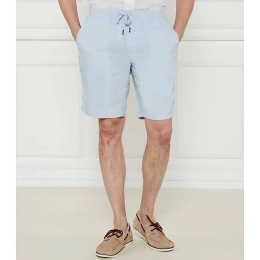 Tommy Hilfiger Lniane szorty HARLEM PO | Regular Fit ze sklepu Gomez Fashion Store w kategorii Spodenki męskie - zdjęcie 184338713