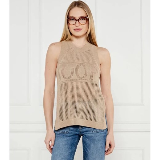 Joop! Top Kera | Regular Fit | z dodatkiem lnu ze sklepu Gomez Fashion Store w kategorii Bluzki damskie - zdjęcie 184338774