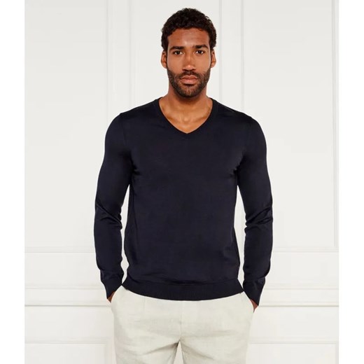 BOSS BLACK Wełniany sweter Melba-P | Slim Fit ze sklepu Gomez Fashion Store w kategorii Swetry męskie - zdjęcie 184338800