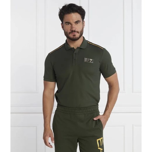 EA7 Polo | Regular Fit ze sklepu Gomez Fashion Store w kategorii T-shirty męskie - zdjęcie 184338830