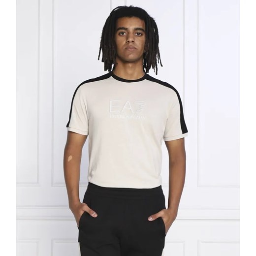 EA7 T-shirt | Regular Fit ze sklepu Gomez Fashion Store w kategorii T-shirty męskie - zdjęcie 184338964