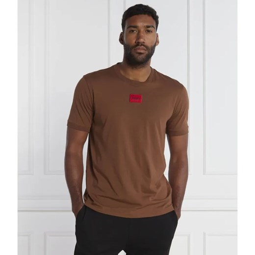 HUGO T-shirt Diragolino212 | Regular Fit ze sklepu Gomez Fashion Store w kategorii T-shirty męskie - zdjęcie 184338980