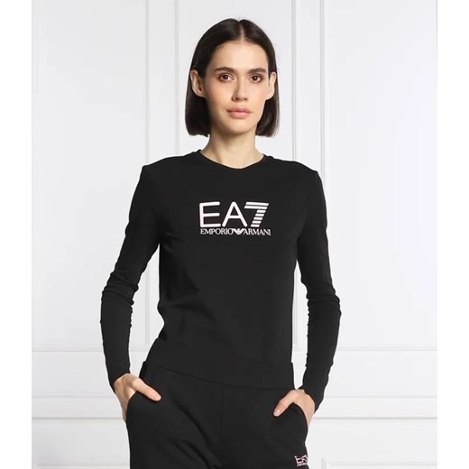 EA7 Bluzka | Regular Fit ze sklepu Gomez Fashion Store w kategorii Bluzki damskie - zdjęcie 184338994