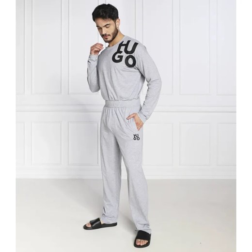 Hugo Bodywear Piżama Tagged Long Set | Regular Fit ze sklepu Gomez Fashion Store w kategorii Piżamy męskie - zdjęcie 184339002