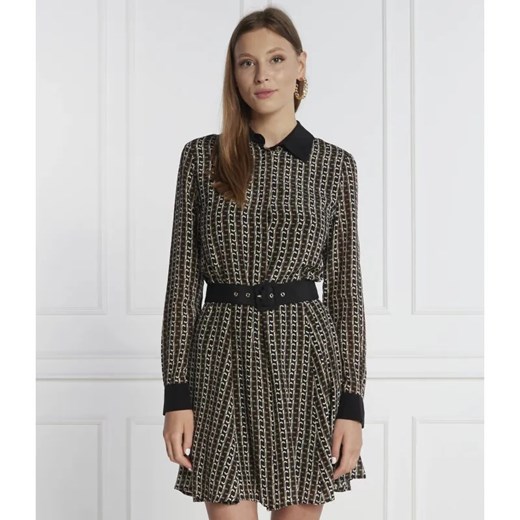 Liu Jo Jedwabna sukienka z paskiem ze sklepu Gomez Fashion Store w kategorii Sukienki - zdjęcie 184339042