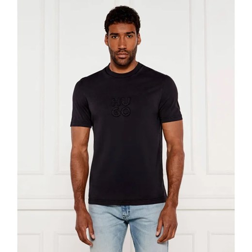 HUGO T-shirt Dustress | Regular Fit ze sklepu Gomez Fashion Store w kategorii T-shirty męskie - zdjęcie 184339060