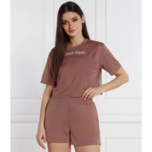 Calvin Klein Performance T-shirt | Cropped Fit ze sklepu Gomez Fashion Store w kategorii Bluzki damskie - zdjęcie 184339062