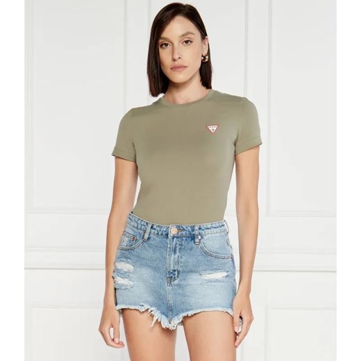 GUESS T-shirt | Slim Fit | stretch ze sklepu Gomez Fashion Store w kategorii Bluzki damskie - zdjęcie 184339093