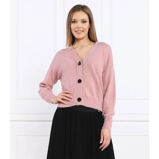 Weekend MaxMara Kardigan PEONY | Regular Fit | z dodatkiem wełny ze sklepu Gomez Fashion Store w kategorii Swetry damskie - zdjęcie 184339121