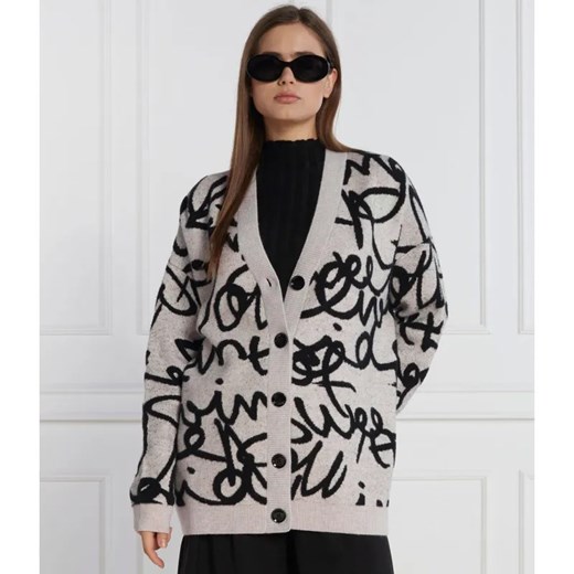 Desigual Kardigan | Regular Fit | z dodatkiem wełny ze sklepu Gomez Fashion Store w kategorii Swetry damskie - zdjęcie 184339134