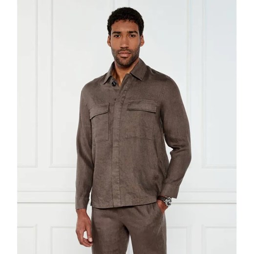 Sand Copenhagen Lniana koszula Aiden | Modern fit ze sklepu Gomez Fashion Store w kategorii Koszule męskie - zdjęcie 184339140