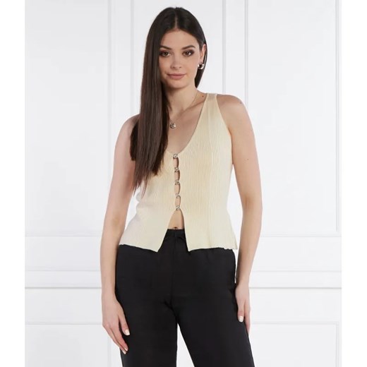 GUESS Top SL ALPHABET CHARM MEGHEN | Regular Fit ze sklepu Gomez Fashion Store w kategorii Bluzki damskie - zdjęcie 184339190