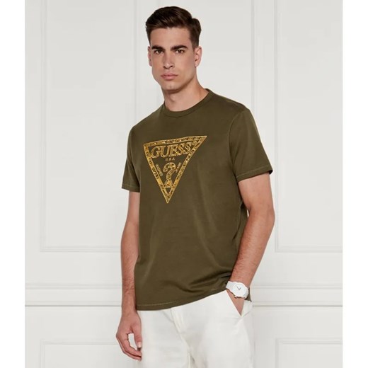 GUESS T-shirt | Regular Fit ze sklepu Gomez Fashion Store w kategorii T-shirty męskie - zdjęcie 184339203