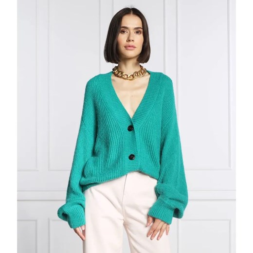 Pinko Kardigan GASSOSA | Relaxed fit | z dodatkiem wełny ze sklepu Gomez Fashion Store w kategorii Swetry damskie - zdjęcie 184339272