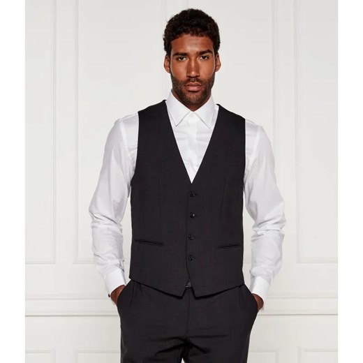 BOSS BLACK Wełniana kamizelka | Slim Fit ze sklepu Gomez Fashion Store w kategorii Kamizelki męskie - zdjęcie 184339290