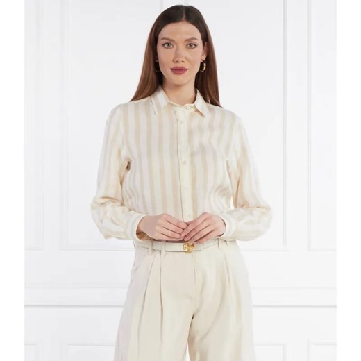 Weekend MaxMara Lniana koszula LARI | Regular Fit ze sklepu Gomez Fashion Store w kategorii Koszule damskie - zdjęcie 184339321