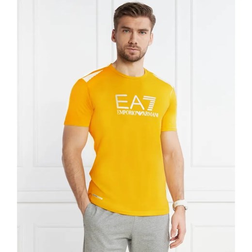 EA7 T-shirt | Regular Fit ze sklepu Gomez Fashion Store w kategorii T-shirty męskie - zdjęcie 184339382