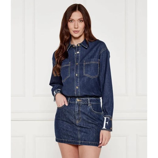 Elisabetta Franchi Jeansowa sukienka ze sklepu Gomez Fashion Store w kategorii Sukienki - zdjęcie 184339383
