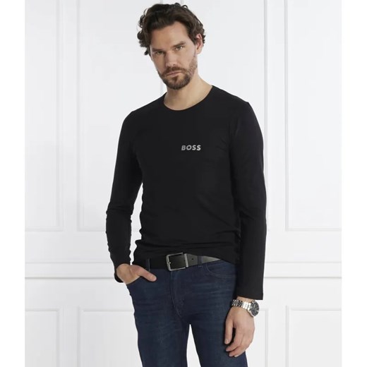BOSS BLACK Longsleeve LS-Shirt RN Infinity | Slim Fit ze sklepu Gomez Fashion Store w kategorii T-shirty męskie - zdjęcie 184339460