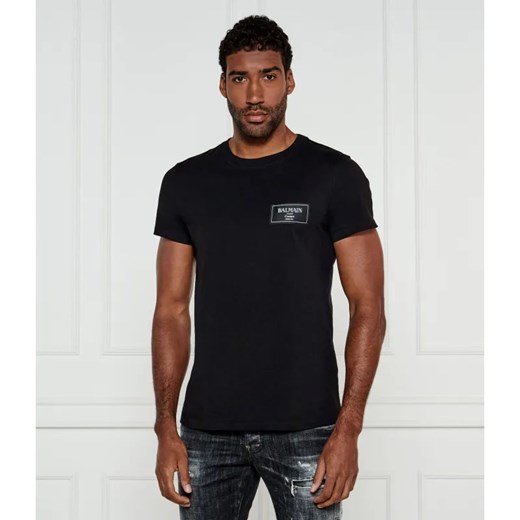 Balmain T-shirt COUTURE | Slim Fit ze sklepu Gomez Fashion Store w kategorii T-shirty męskie - zdjęcie 184339502