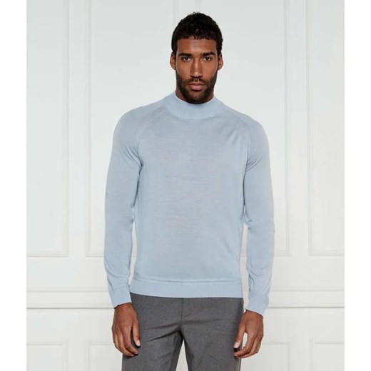 BOSS BLACK Wełniany golf H-Barcel | Regular Fit ze sklepu Gomez Fashion Store w kategorii Swetry męskie - zdjęcie 184339503