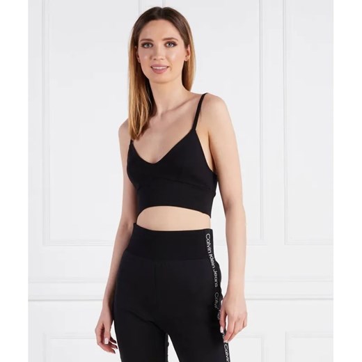 Calvin Klein Jeans Top MILANO | Regular Fit ze sklepu Gomez Fashion Store w kategorii Bluzki damskie - zdjęcie 184339530
