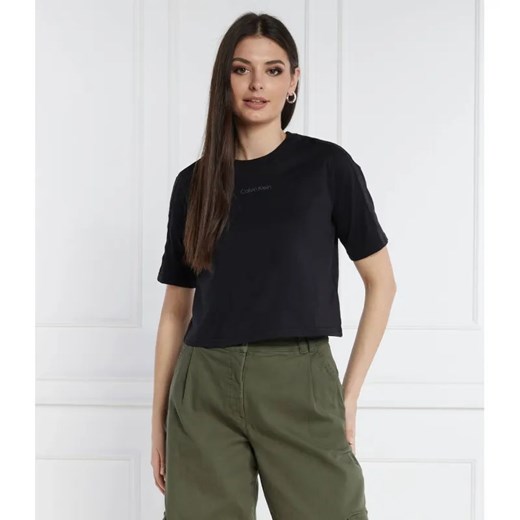 Calvin Klein Performance T-shirt | Cropped Fit ze sklepu Gomez Fashion Store w kategorii Bluzki damskie - zdjęcie 184339591
