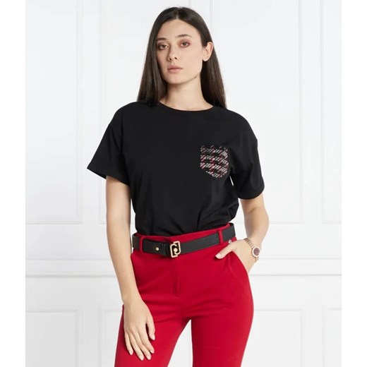 Liu Jo T-shirt | Regular Fit ze sklepu Gomez Fashion Store w kategorii Bluzki damskie - zdjęcie 184339653