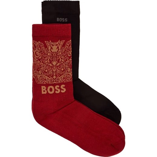 BOSS BLACK Skarpety 2-pack 2P QS Rib LNY CC ze sklepu Gomez Fashion Store w kategorii Skarpetki męskie - zdjęcie 184339771