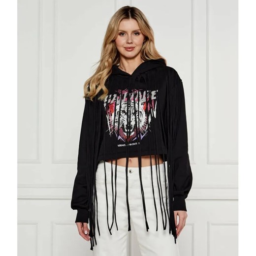 Versace Jeans Couture Bluza SERIGRAFICHE | Regular Fit ze sklepu Gomez Fashion Store w kategorii Bluzy damskie - zdjęcie 184339792