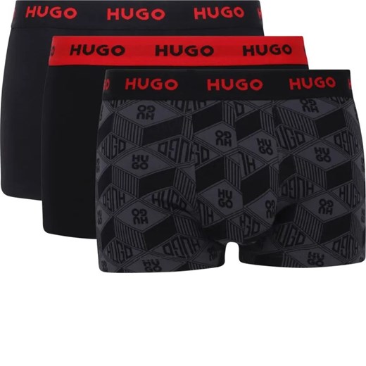 Hugo Bodywear Bokserki 3-pack TRUNK TRIPLET DESIGN ze sklepu Gomez Fashion Store w kategorii Majtki męskie - zdjęcie 184339813