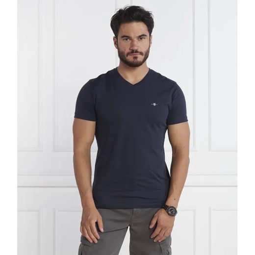Gant T-shirt | Slim Fit ze sklepu Gomez Fashion Store w kategorii T-shirty męskie - zdjęcie 184339910