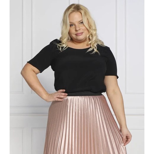 Persona by Marina Rinaldi Bluzka BELLA pluse size | Regular Fit | z dodatkiem jedwabiu ze sklepu Gomez Fashion Store w kategorii Bluzki damskie - zdjęcie 184339912
