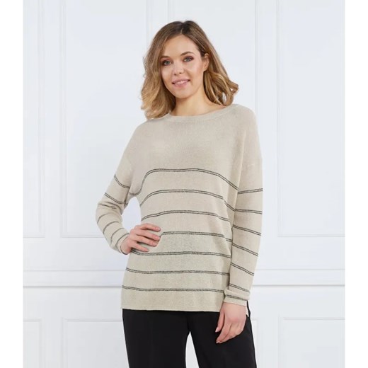 Max Mara Leisure Sweter MADIA | Regular Fit | z dodatkiem lnu ze sklepu Gomez Fashion Store w kategorii Swetry damskie - zdjęcie 184339941