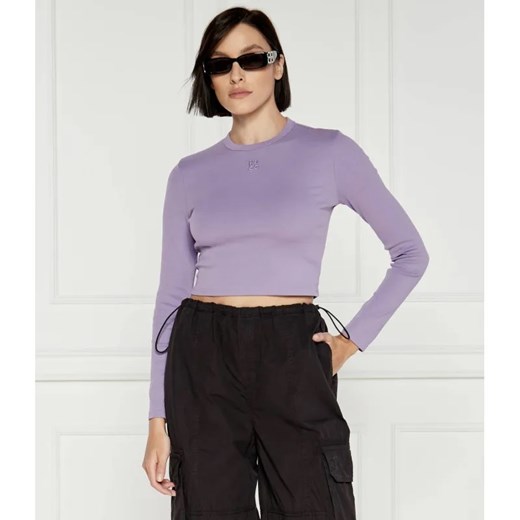 HUGO Bluzka Dafilomena_3 | Cropped Fit ze sklepu Gomez Fashion Store w kategorii Bluzki damskie - zdjęcie 184339944