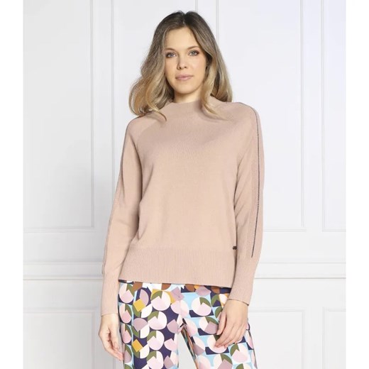 Marc Cain Wełniany sweter | Regular Fit | z dodatkiem kaszmiru ze sklepu Gomez Fashion Store w kategorii Swetry damskie - zdjęcie 184339954