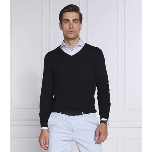 HUGO Wełniany sweter San Vredo-M | Slim Fit ze sklepu Gomez Fashion Store w kategorii Swetry męskie - zdjęcie 184339991