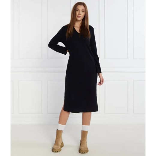 Marc Cain Wełniana sukienka | z dodatkiem kaszmiru ze sklepu Gomez Fashion Store w kategorii Sukienki - zdjęcie 184340020