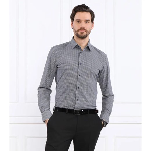 BOSS BLACK Koszula P-HANK-s-kent-C1-222 | Slim Fit ze sklepu Gomez Fashion Store w kategorii Koszule męskie - zdjęcie 184340032