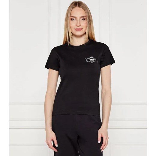 Karl Lagerfeld T-shirt ikon seasonal | Slim Fit ze sklepu Gomez Fashion Store w kategorii Bluzki damskie - zdjęcie 184340082