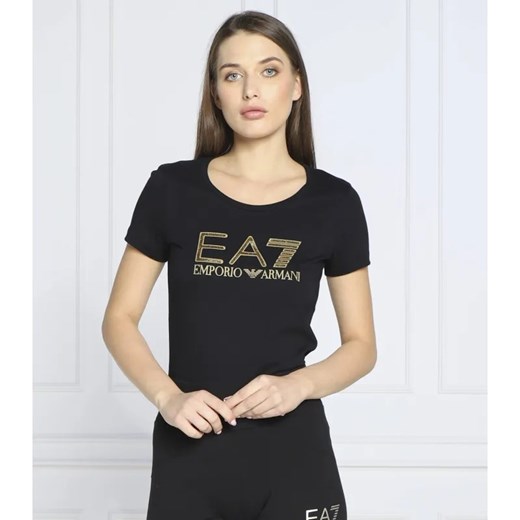 EA7 T-shirt | Regular Fit S okazja Gomez Fashion Store