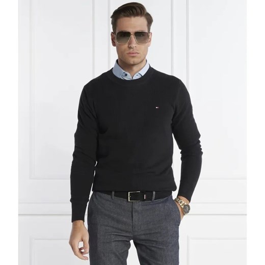 Tommy Hilfiger Sweter CHAIN RIDGE STRUCTURE ze sklepu Gomez Fashion Store w kategorii Swetry męskie - zdjęcie 184340111