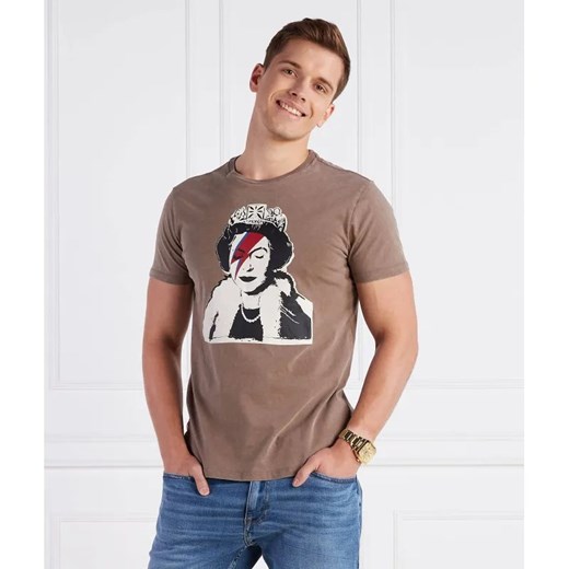GUESS T-shirt BANKSY QUEEN | Regular Fit ze sklepu Gomez Fashion Store w kategorii T-shirty męskie - zdjęcie 184340112