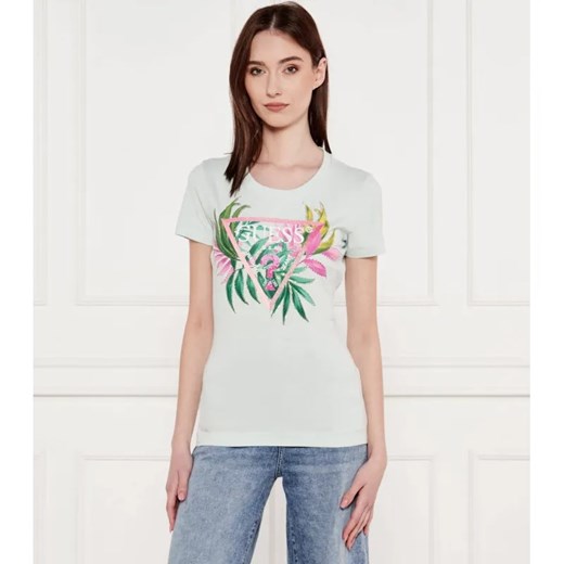 GUESS T-shirt | Slim Fit ze sklepu Gomez Fashion Store w kategorii Bluzki damskie - zdjęcie 184340133