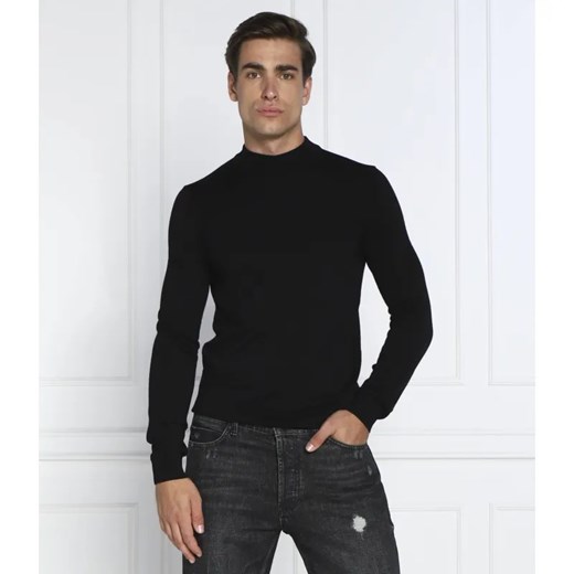 HUGO Wełniany sweter San Matteo | Regular Fit ze sklepu Gomez Fashion Store w kategorii Swetry męskie - zdjęcie 184340223