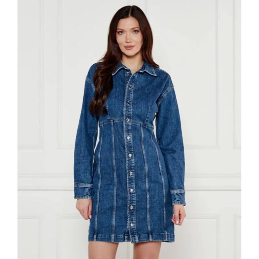 GUESS Jeansowa sukienka MIRIA ze sklepu Gomez Fashion Store w kategorii Sukienki - zdjęcie 184340283